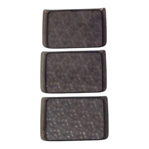 Alessi for Delta Airlines Smoke Grey Trays - Lot Of 3 - 7.5” X 10.75” Brand New